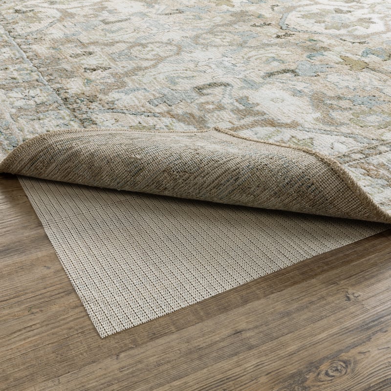 Vista Home Sure Hold White PVC-Coated Knit Polyester Rug Pad - Off-White