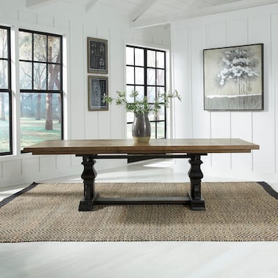 Harvest Home Chalkboard Trestle Table