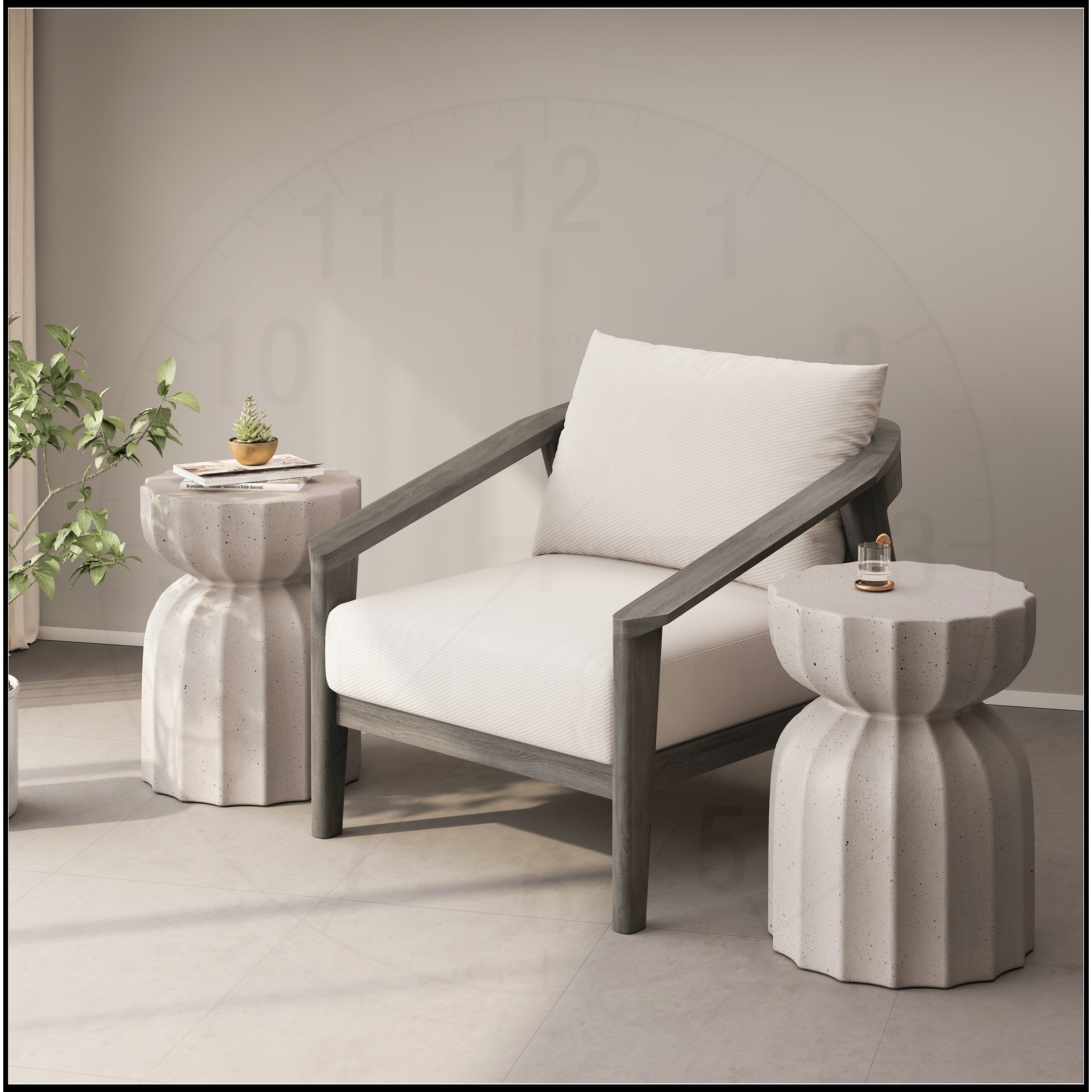 Outdoor and Indoor Waterproof Coffee Table