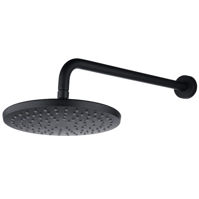 Matte Black 2-Spray Shower System with Handshower