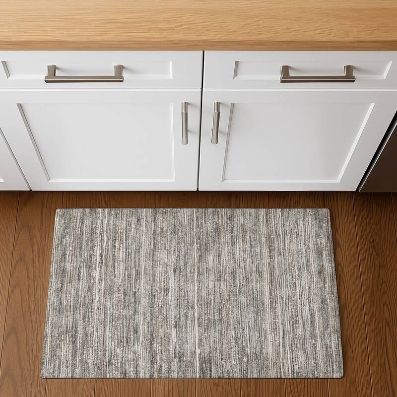 Premium Washable Super Soft Casual Stripes Mayfield Rug - 1'8" x 2'6" - Beige