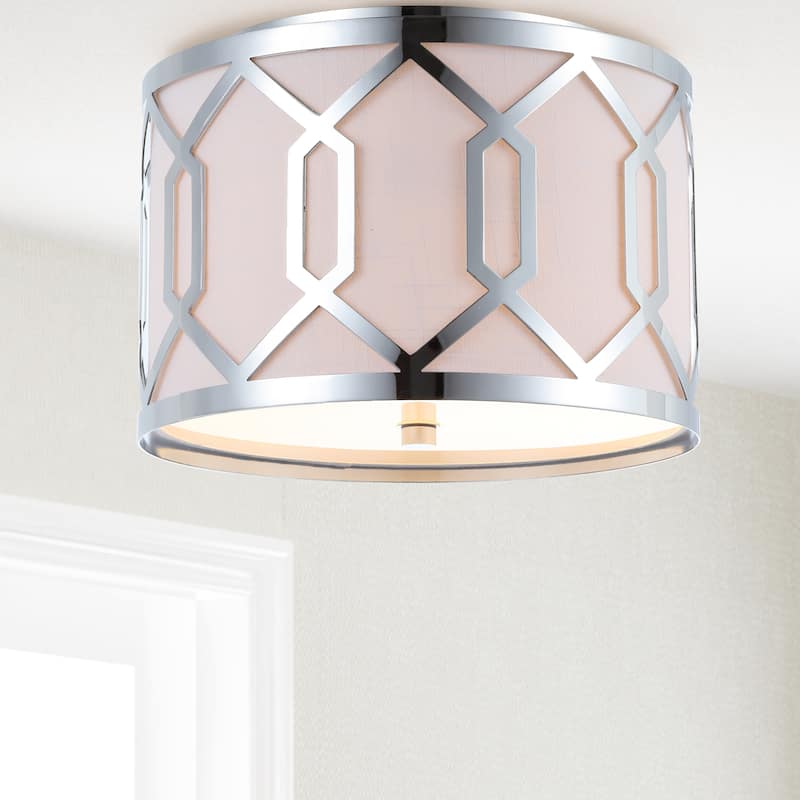 Aria Metal LED Flush Mount, by JONATHAN Y