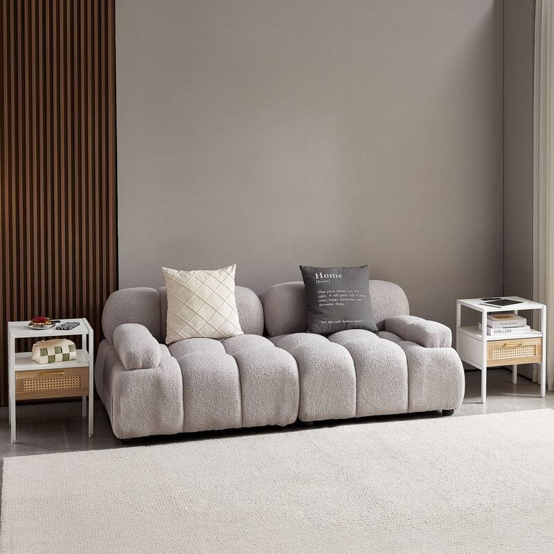 1-Piece or 2-Piece 15.75" Rattan Side Table