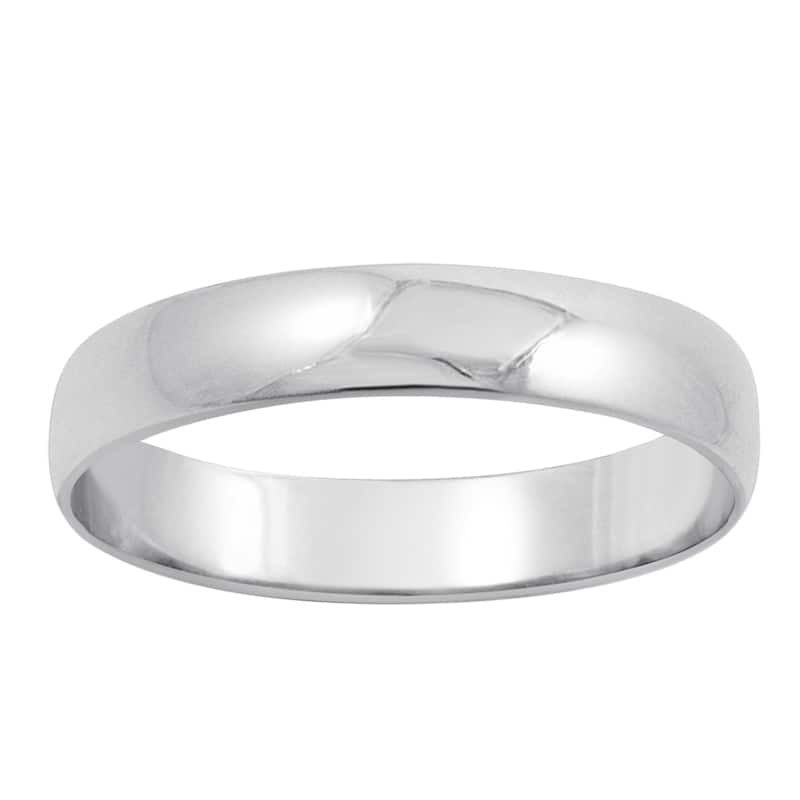 Oxford Ivy Men's 10K Gold 4mm Classic Wedding Band Available Ring Sizes 7-14