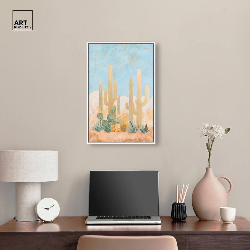 Cactus Canvas by Art Remedy