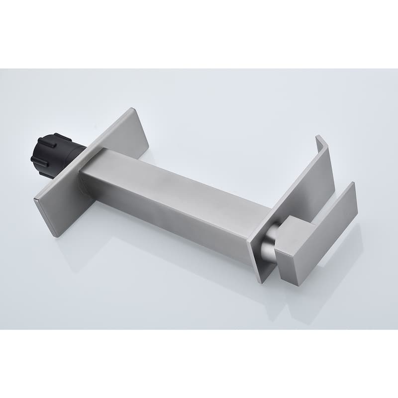 Single Handle Waterfall Bathroom Sink Faucet with Adjustable Water Flow and Temperature, Corrosion and Rust Resistant