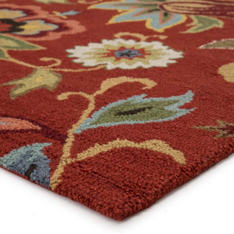 Zamora Handmade Floral Area Rug