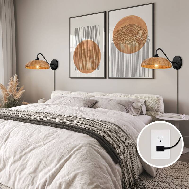 Globe Electric 91009610 Brittany 7" Tall Wall Sconce