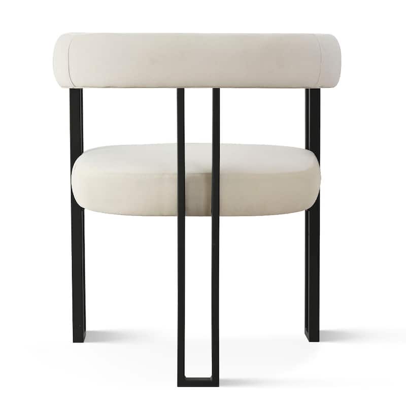 Upholstered Velvet Armchair (Set of 2)