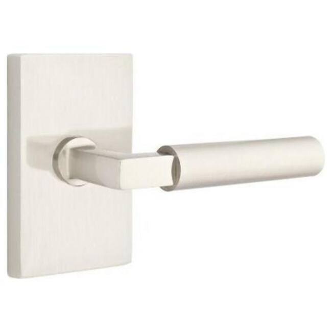 Emtek 5052HECLH Hercules Left Handed Non-Turning Two-Sided Dummy Door - Satin Nickel