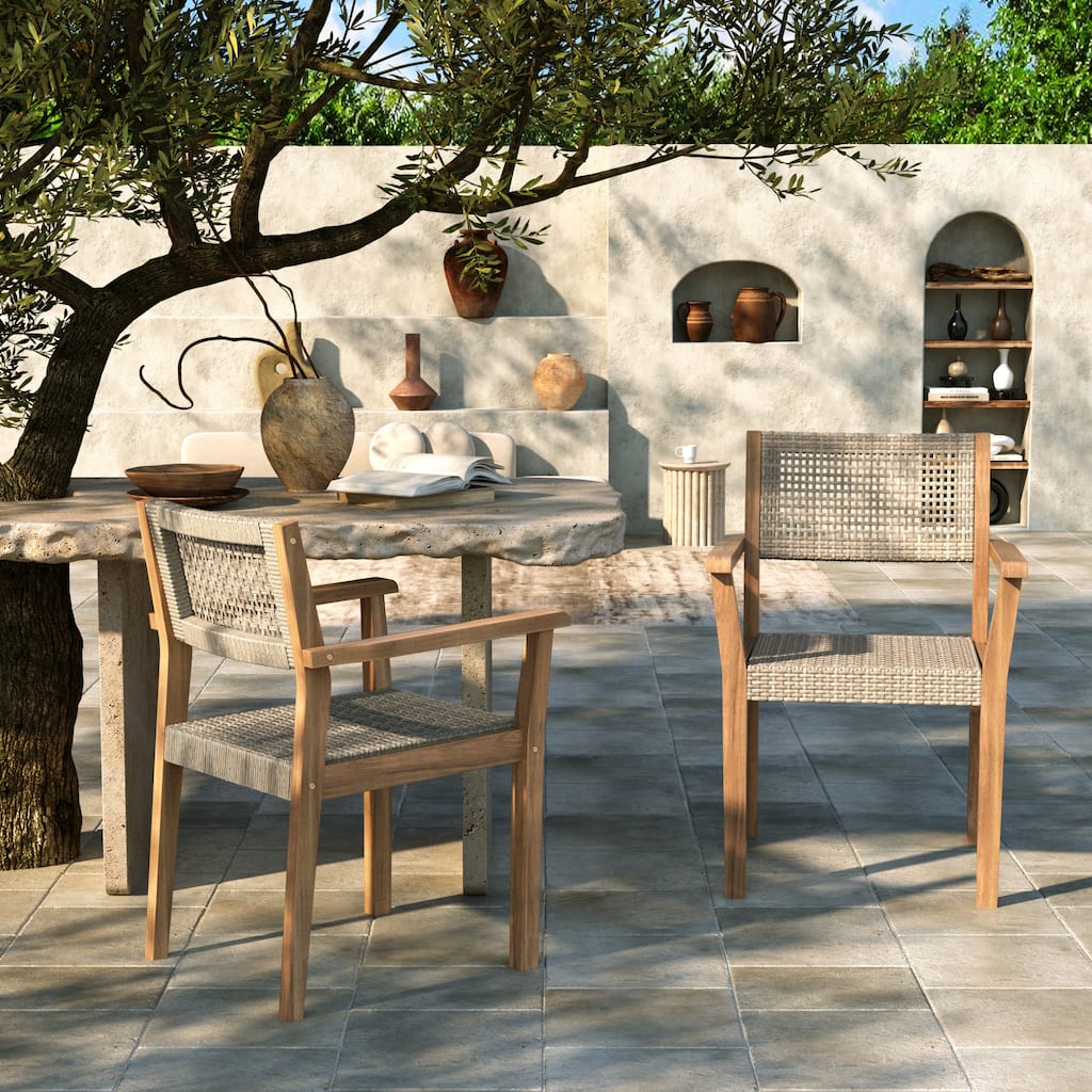 Christopher Knight Home - Amaris Sturdy and Stylish Outdoor Dining Chairs (Set of 2)