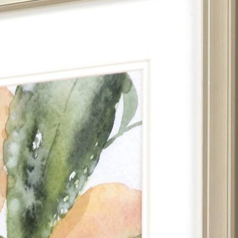 HomeRoots Set Of Two Plant Life Gold Framed Wall Art