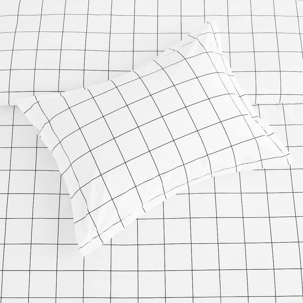 Percale CK Print Box Duvet Set