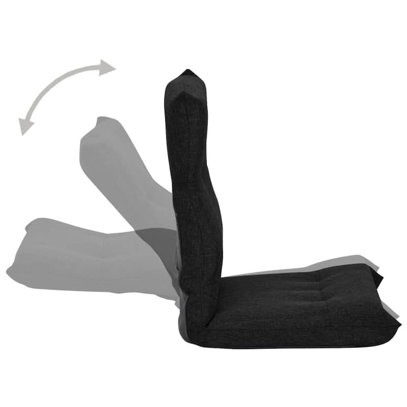 vidaXL Floor Chair Lounge Chair Chaise Lounge Folding Floor Lounger Fabric