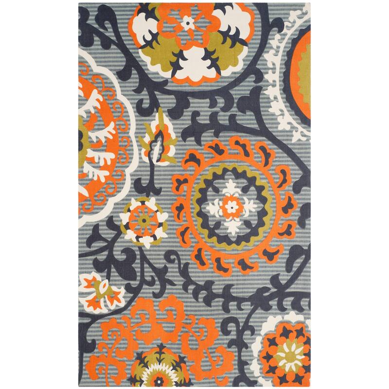 SAFAVIEH Handmade Cedar Brook Theodocia Modern Cotton Rug