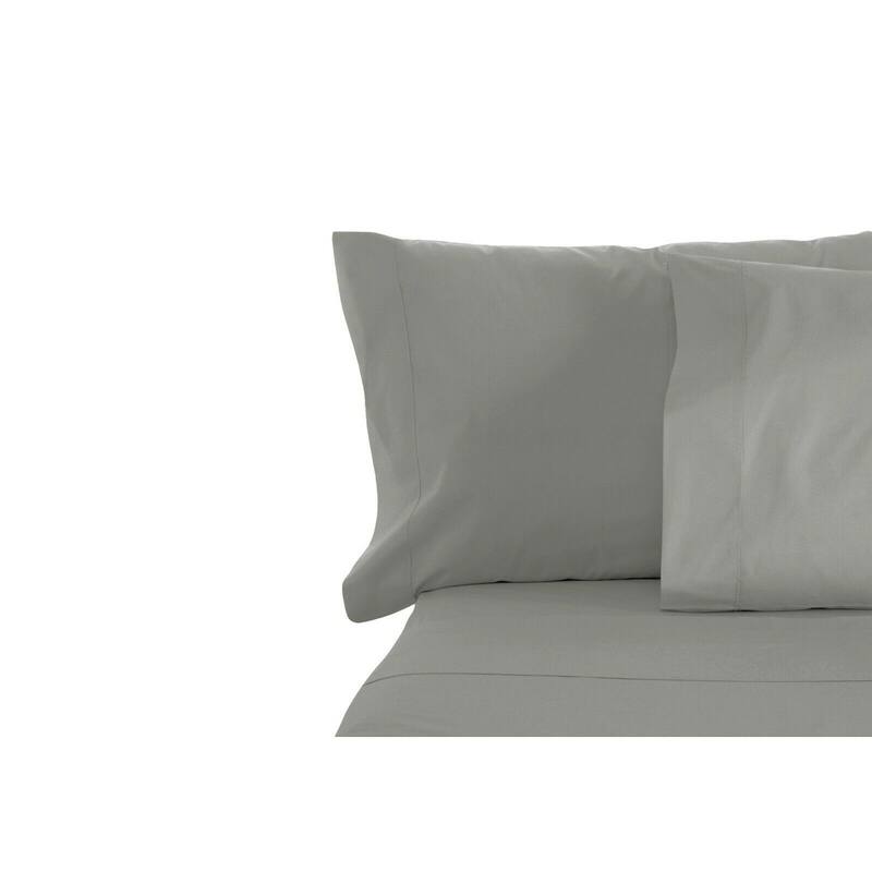 Microfiber Deep Pocket 6-piece Sheet Set - Silver - King/California King