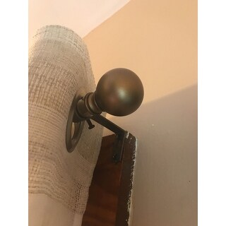 Shop Instyledesign Modern Orb Adjustable Curtain Rod On