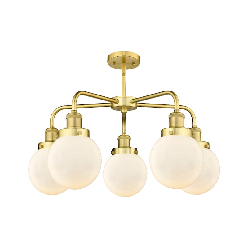 Innovations Lighting Beacon - 5 Light 24" Stem Hung Chandelier