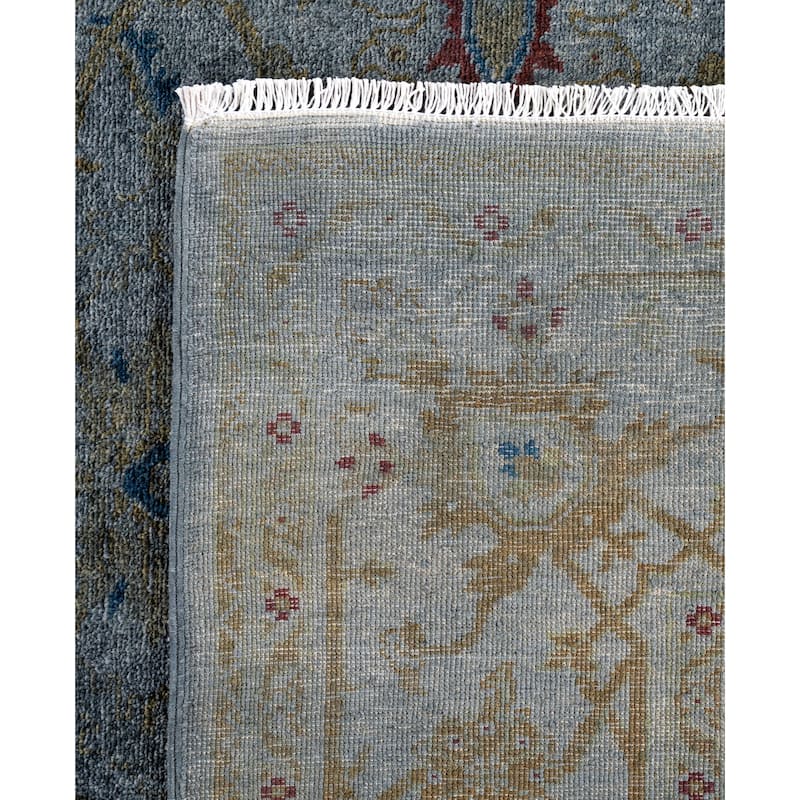 Overdyed One-of-a-Kind Hand-Knotted Area Rug - Gray - 6' 1" x 8' 10"