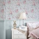 preview thumbnail 2 of 2, Shabby Chic by Rachel Ashwell Wild Flower Blue Wallpaper