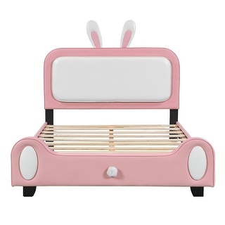 Full Princess Bed with Rabbit-Style Headboard and Footboard