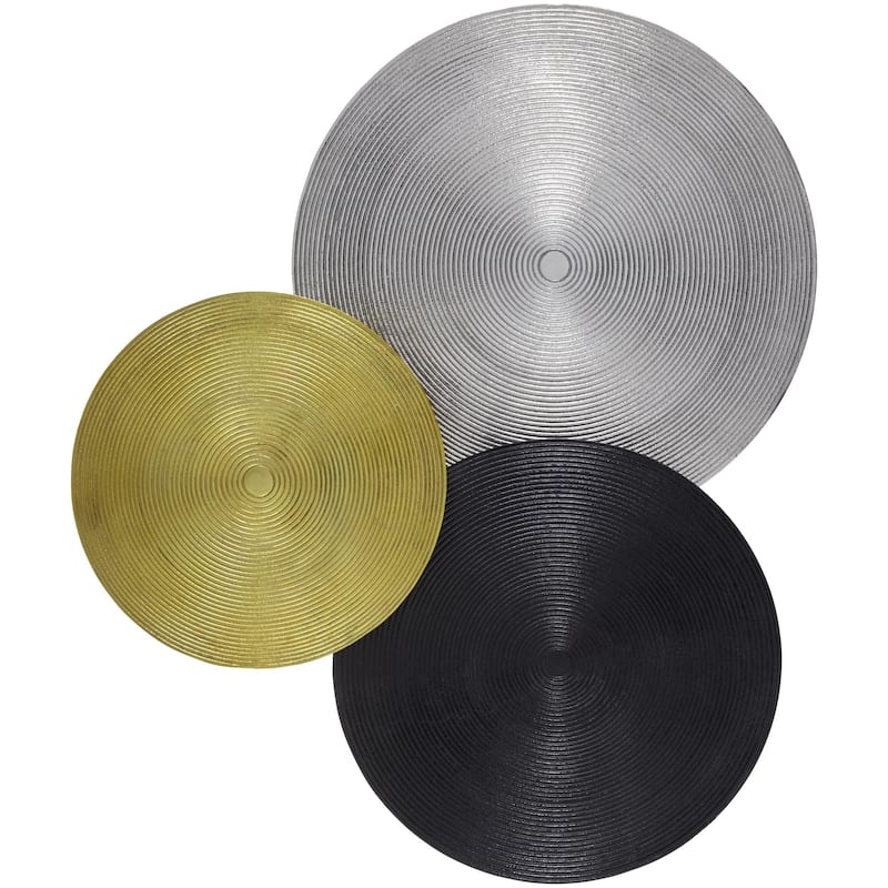 Livabliss Lyssa Modern & Contemporary Wall Sculpture - Multi - 19"H x 20"W x 3"D