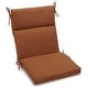 preview thumbnail 6 of 17, Three-section Outdoor Seat/Back Chair Cushion (Multiple Sizes) 18" x 38" - Mocha