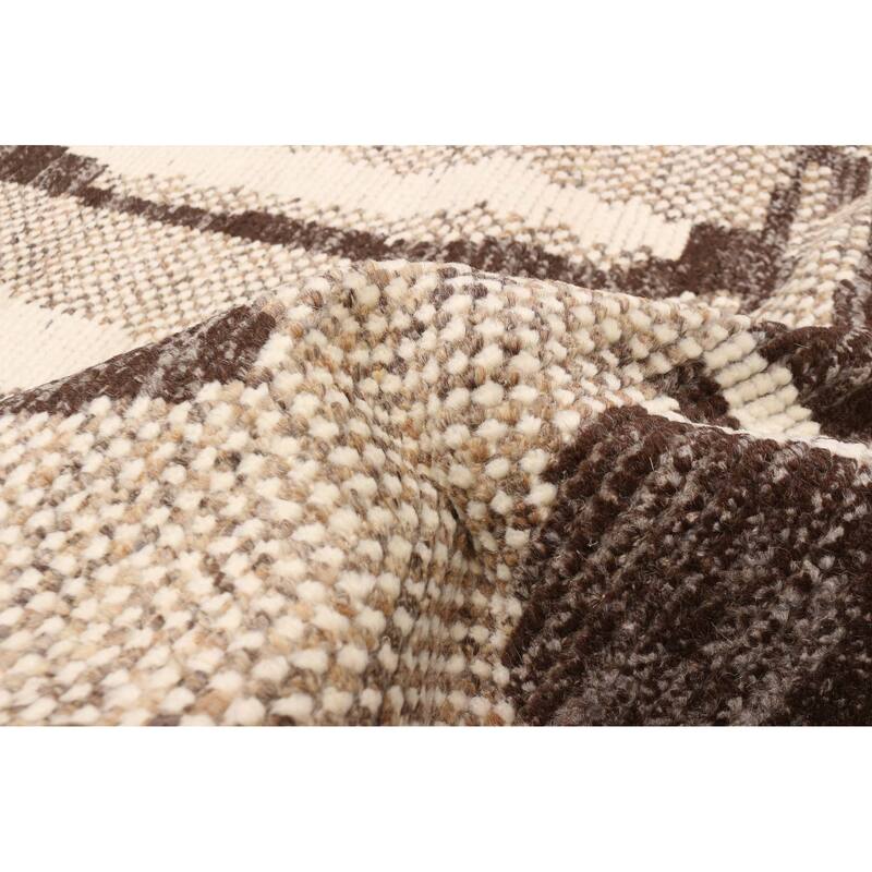 ECARPETGALLERY Hand-knotted Tangier Tan Wool Rug - 8'5 x 9'11