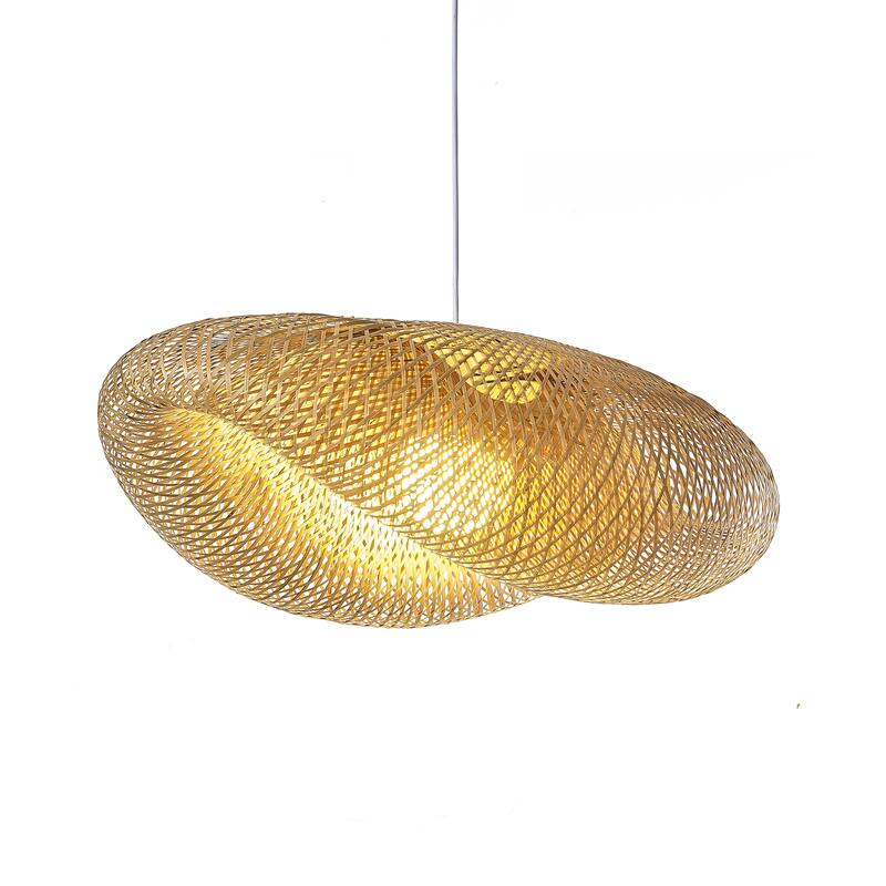 32 Inch Bamboo chandelier 1 Lt - Bamboo Finish