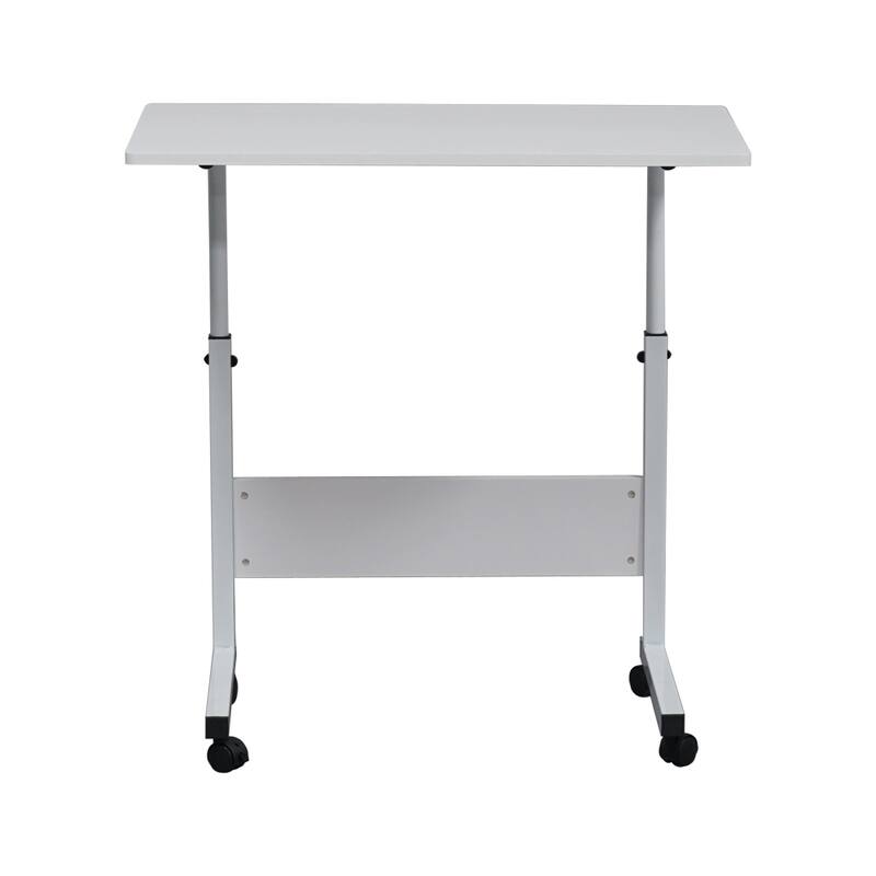 38.5" Removable Chipboard & Steel Computer Desk Side Table