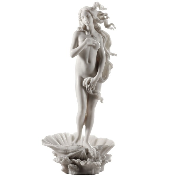 Veronese 11.4H The Birth Of Venus (Sandro Botticelli) Resin White