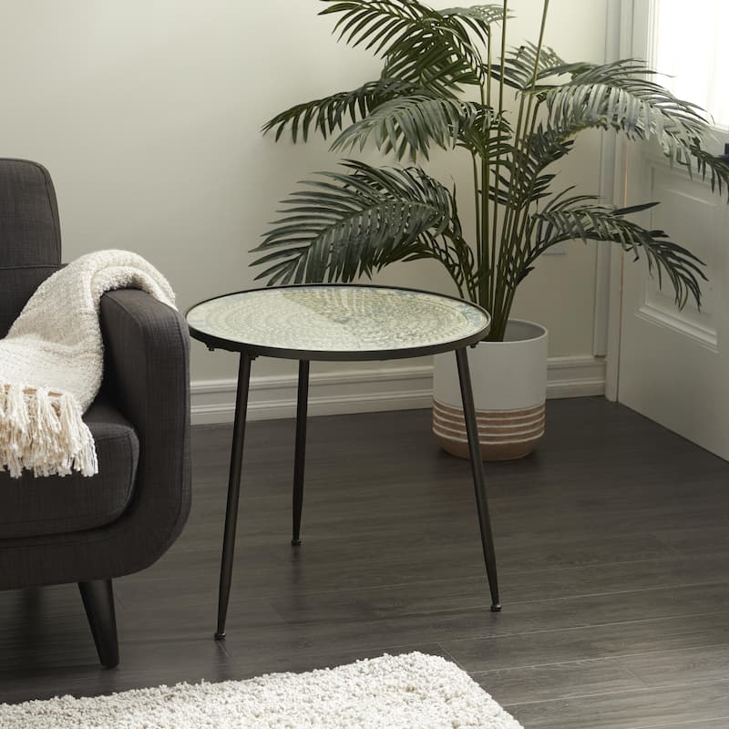 Metal Accent Table - Black - Roche River Decor