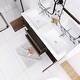 preview thumbnail 128 of 148, Floating Bathroom Vanity with Integrated Resin Top