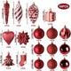 64 Pieces Christmas Ball Glitter Ornaments Decoration