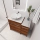 preview thumbnail 94 of 125, BNK 24/36/48/60 Inch Bathroom Vanity with Sink, Freestanding Bathroom Vanity with Soft Close Doors and Adjustable Shelf