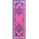 preview thumbnail 35 of 40, SAFAVIEH Handmade Bellagio Georgina Modern Oriental Wool Rug 2'3" x 7' Runner - Pink/Navy - Runner