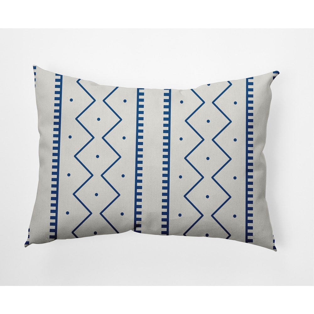 Mudcloth Indoor/Outdoor Throw Pillow