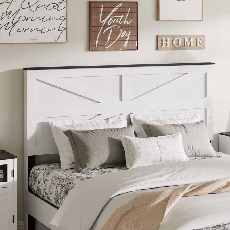 Noise Free Wood Platform Bed Frame No Box Spring Needed and Easy Assembly Too