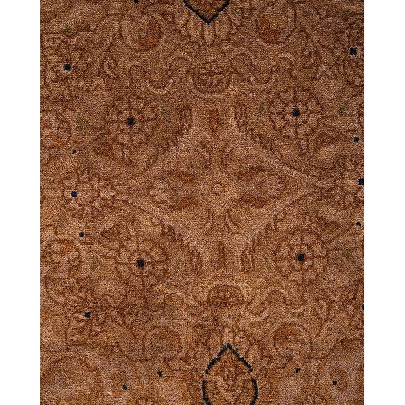 Fine Vibrance One-of-a-Kind Hand-Knotted Area Rug - Beige, 8' 0" x 10' 5" - 8' 0" x 10' 5"