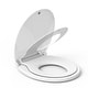 preview thumbnail 6 of 17, 2 in 1 Toilet Seat for Toddlers and Adults with Built-in Potty Training Seat White