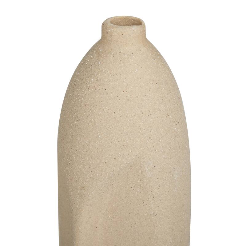 Ceramic Easter Island Head Decorative Vase - Set of 2 Multi Colored - Roche River Decor