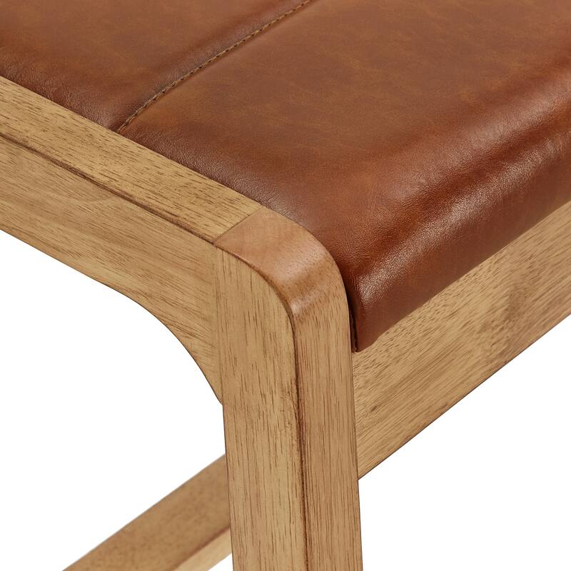 Pitea Scandinavian Wood Finish Bench by iNSPIRE Q Modern