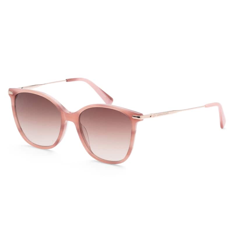 Longchamp Women's 54mm Marble Rose Sunglasses