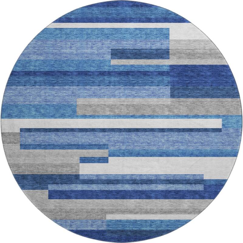 Premium Washable Super Soft Stripes Stacked Mayfield Rug