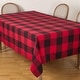 preview thumbnail 17 of 16, Cotton Tablecloth With Buffalo Plaid Design