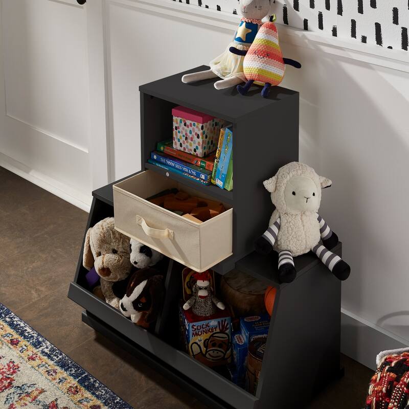 Riley Modular Stacking Storage Bins by iNSPIRE Q Junior