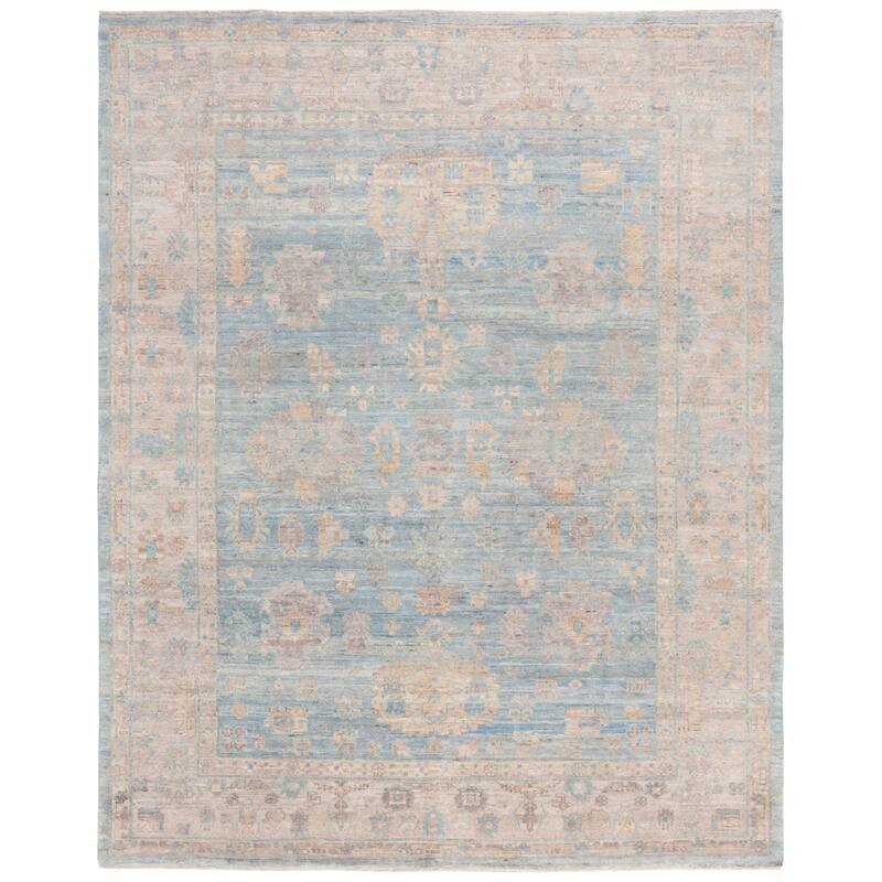 SAFAVIEH Couture Hand-Knotted Oushak Velinka Traditional Wool Rug
