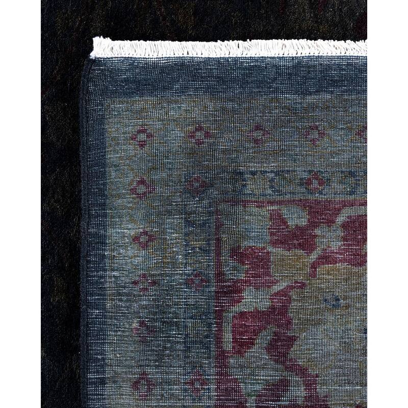 Overdyed, One-of-a-Kind Hand-Knotted Area Rug - Gray - 8' 2" x 10' 4"