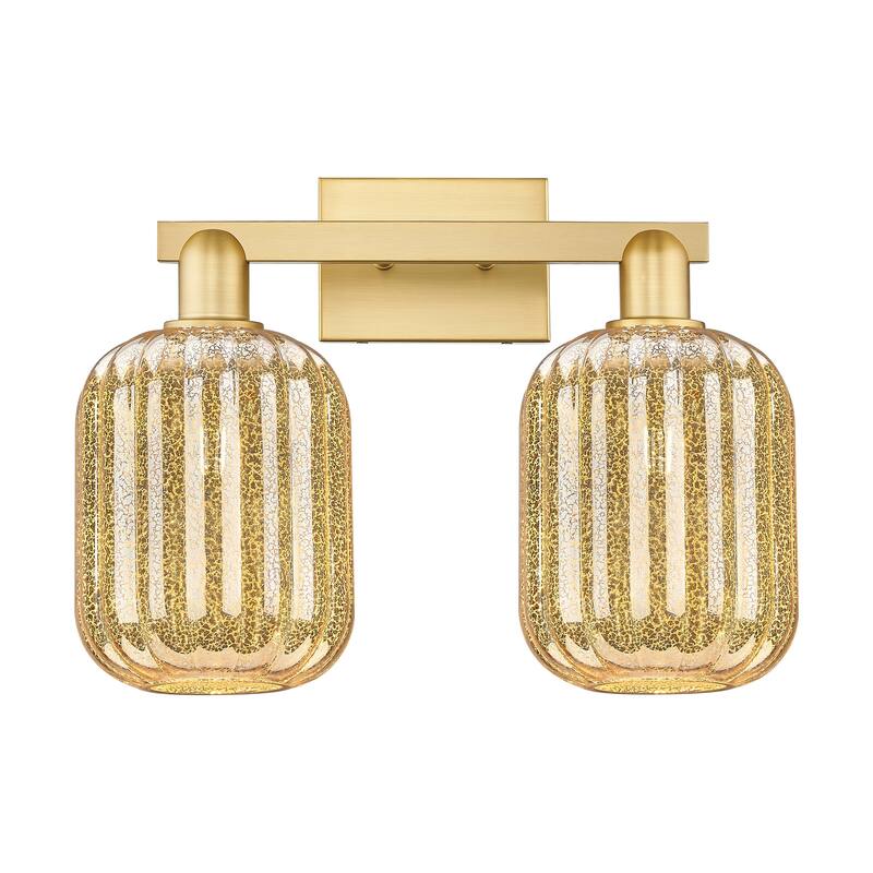 Innovations Lighting Downtown Urban - Preston - 2 Light 16" Jar Shade Bath Vanity Light