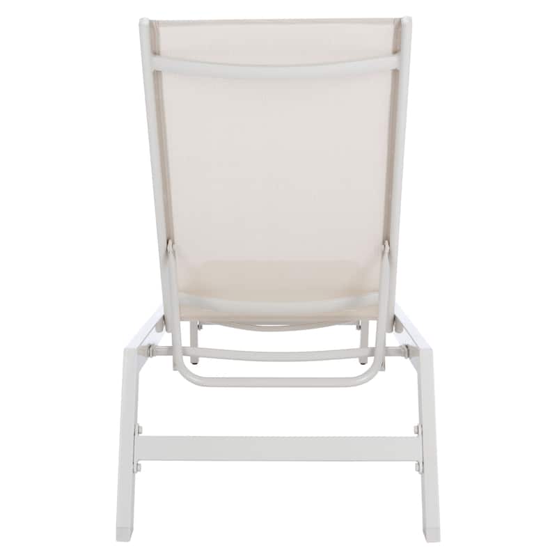 SAFAVIEH Outdoor Jaylah Chaise Lounge Chair - 74Wx23Dx14H